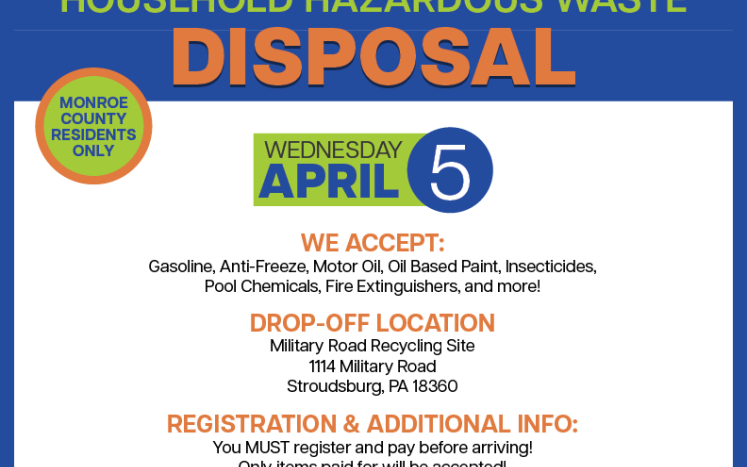 Hazardous Waste Drop Off Event April 5